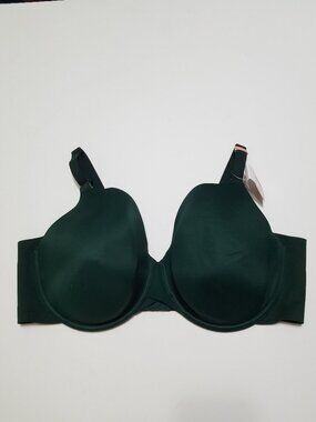 NWT Cacique Collection Green Lightly Lined Full Coverage Bra Size 44DD